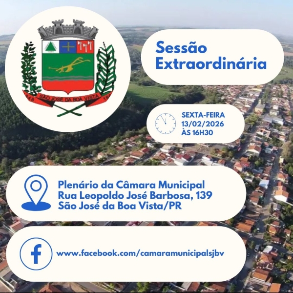 SESSÃO EXTRAORDINÁRIA