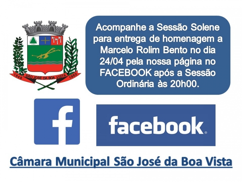 Acompanhe a Sessão Solene ao vivo